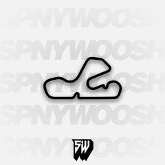 Putnam Park Long Road Course with Chicane C and Loop Track Decal