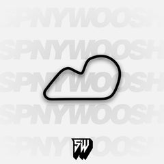 Putnam Park Short Road Course with Chicane A Track Decal