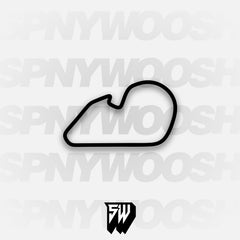 Putnam Park Short Road Course with Chicane C Track Decal