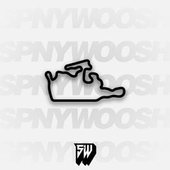 Reno-Fernley Raceway Course 'C' Track Decal