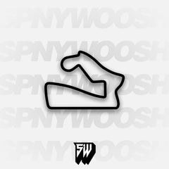 Road America Motorcycle Track Decal