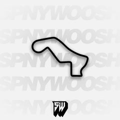 Road America Short Track Decal
