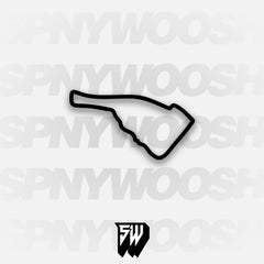 Road Atlanta MotoGP Course Track Decal