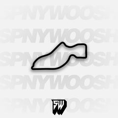 Sebring International Raceway Club Course Track Decal