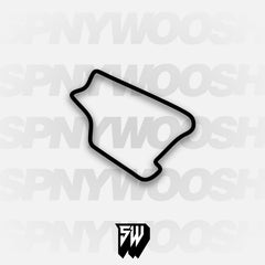 Silverstone International Circuit Track Decal
