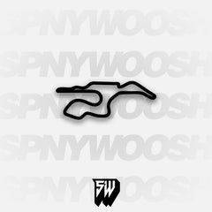 Sonoma Raceway (Infineon) Indy Course Track Decal
