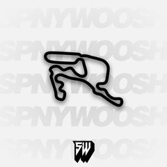 Summit Point Raceway Shenandoah Circuit Bike Track Decal