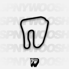 Talladega Gran Prix Raceway Track Decal