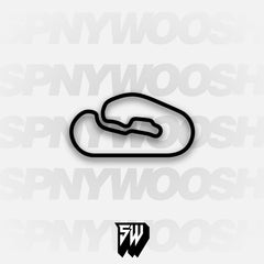 Talladega Superspeedway Road Course Track Decal