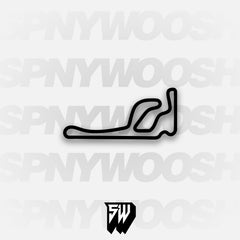 Taupo Motorsport Park Track 1 Track Decal