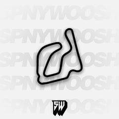 Taupo Motorsport Park Track 2 Track Decal