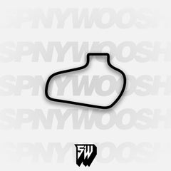 Texas World Speedway 1.0 Mile Track Decal