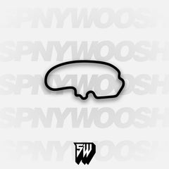 Texas World Speedway 1.8 Mile Track Decal