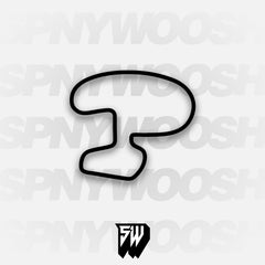Texas World Speedway 3.0 Mile Track Decal