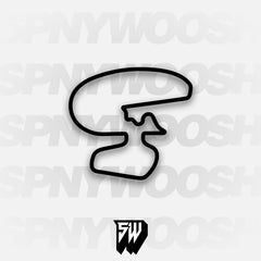 Texas World Speedway 3.1 Mile Track Decal