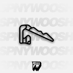The Podium Club Combo Layout Track Decal