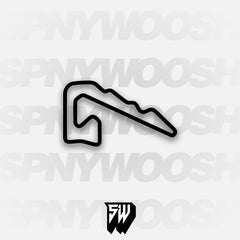 The Podium Club Outer Course Track Decal