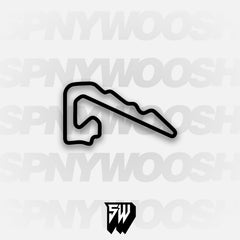The Podium Club Outer Course with Chicane Track Decal