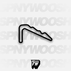 The Podium Club Short Outer Course Track Decal