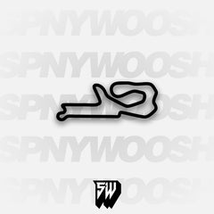 The Ridge Motorsports Park with Chicane Track Decal