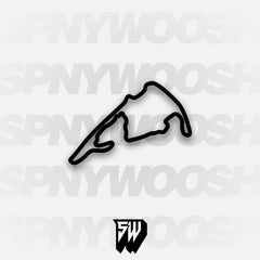 Virginia International Raceway Grand East Course Track Decal