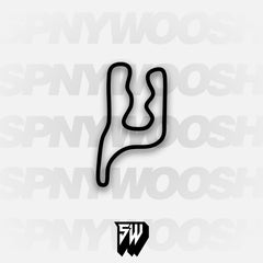 Virginia International Raceway Kart Track Track Decal