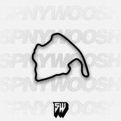 Virginia International Raceway North Course Track Decal