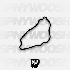Virginia International Raceway Patriot Course Track Decal