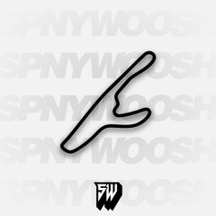 Virginia International Raceway South Course Track Decal