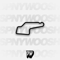 Watkins Glen International Short with Inner Loop Track Decal