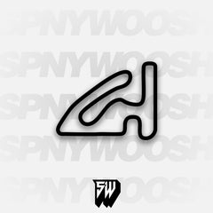 Willow Springs Kart Track Track Decal