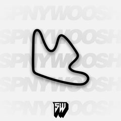 Willow Springs Streets of Willow Springs Short Track Decal