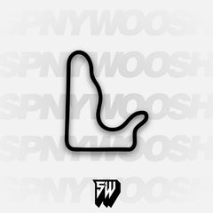 Barbagallo Raceway Short Track Decal