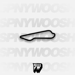 Barber Motorsports Park Club Circuit Track Decal