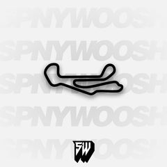 Barber Motorsports Park Main Circuit Track Decal
