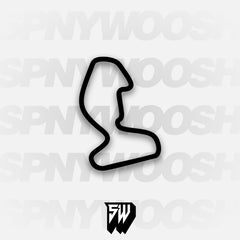 Bedford Autodrome East Circuit Track Decal