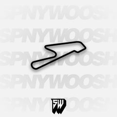 Bedford Autodrome North Circuit Track Decal