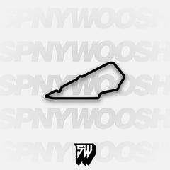 Bedford Autodrome South Circuit Track Decal