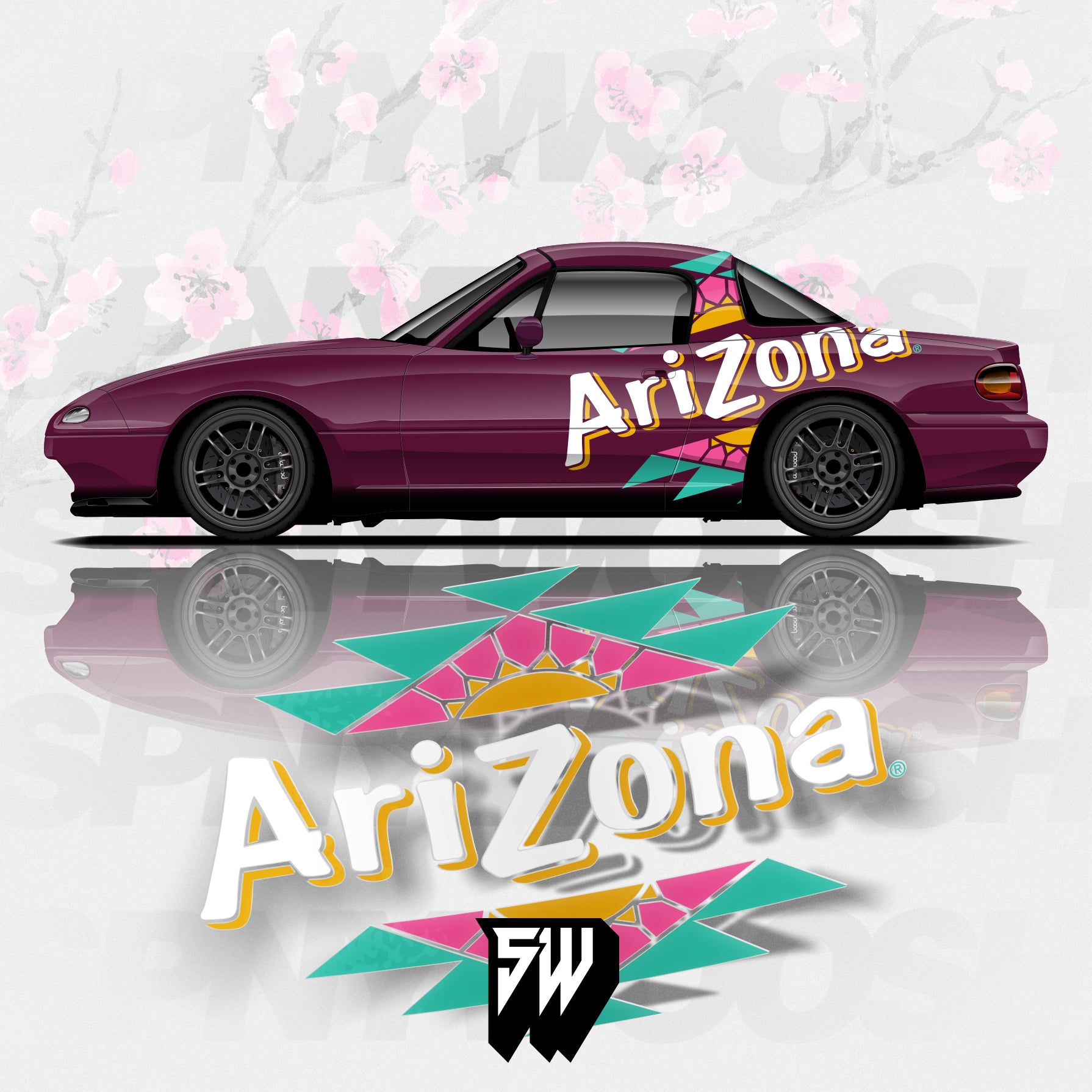 AriZona Logo Livery Decals