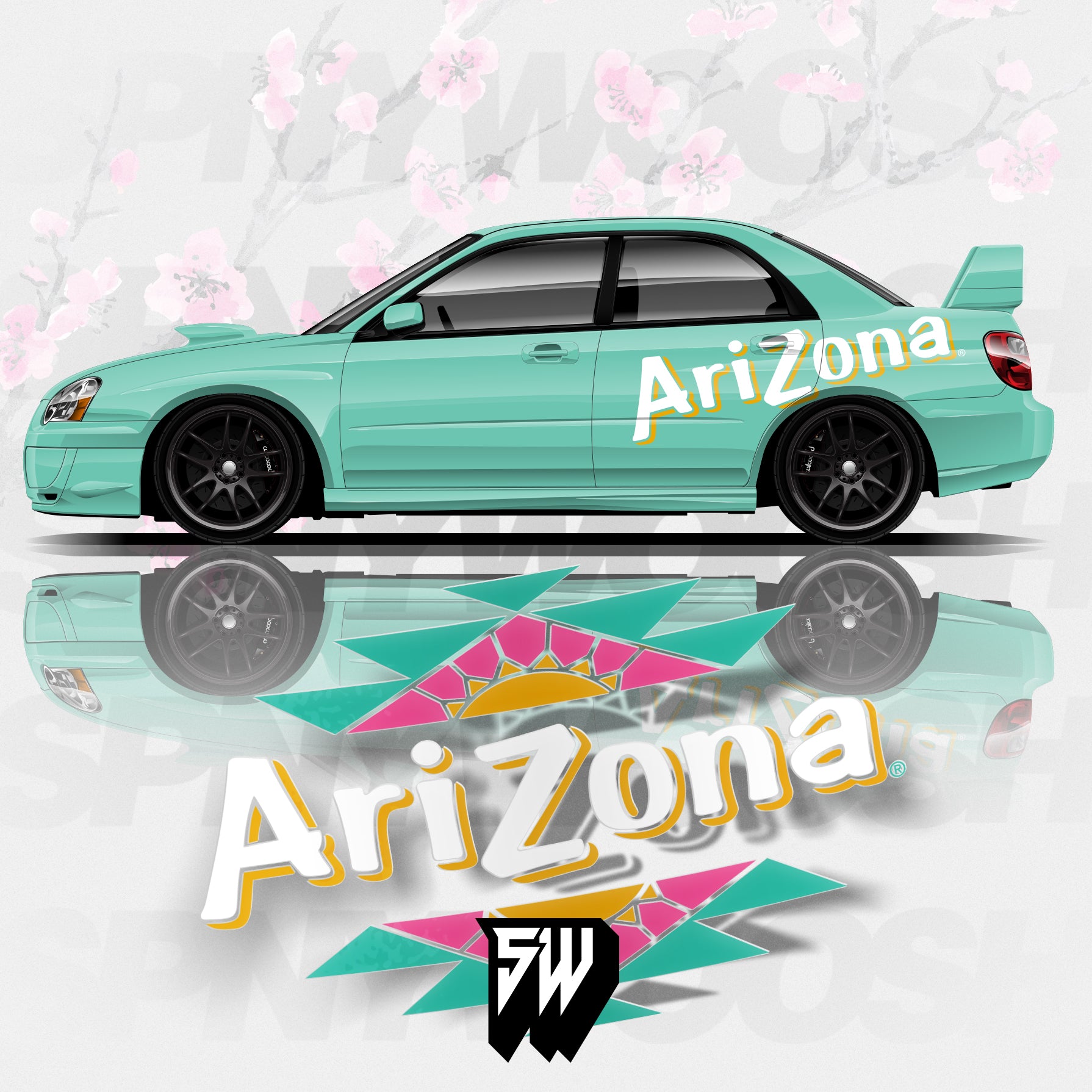 AriZona Logo Livery Decals