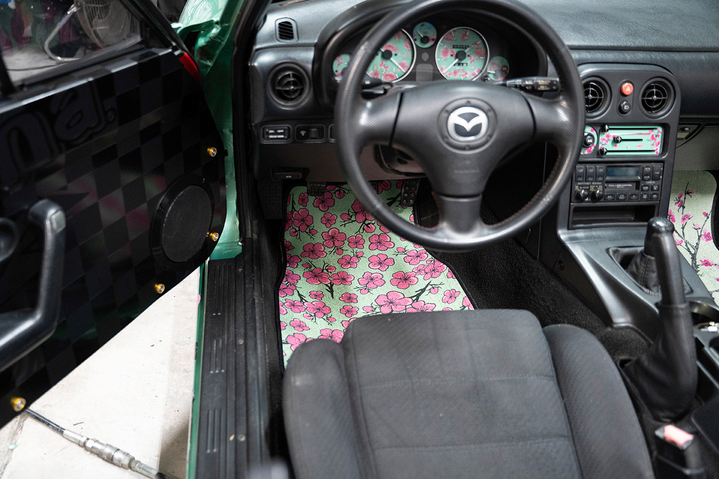 Car Floor Mat - AriZona Cherry Blossom