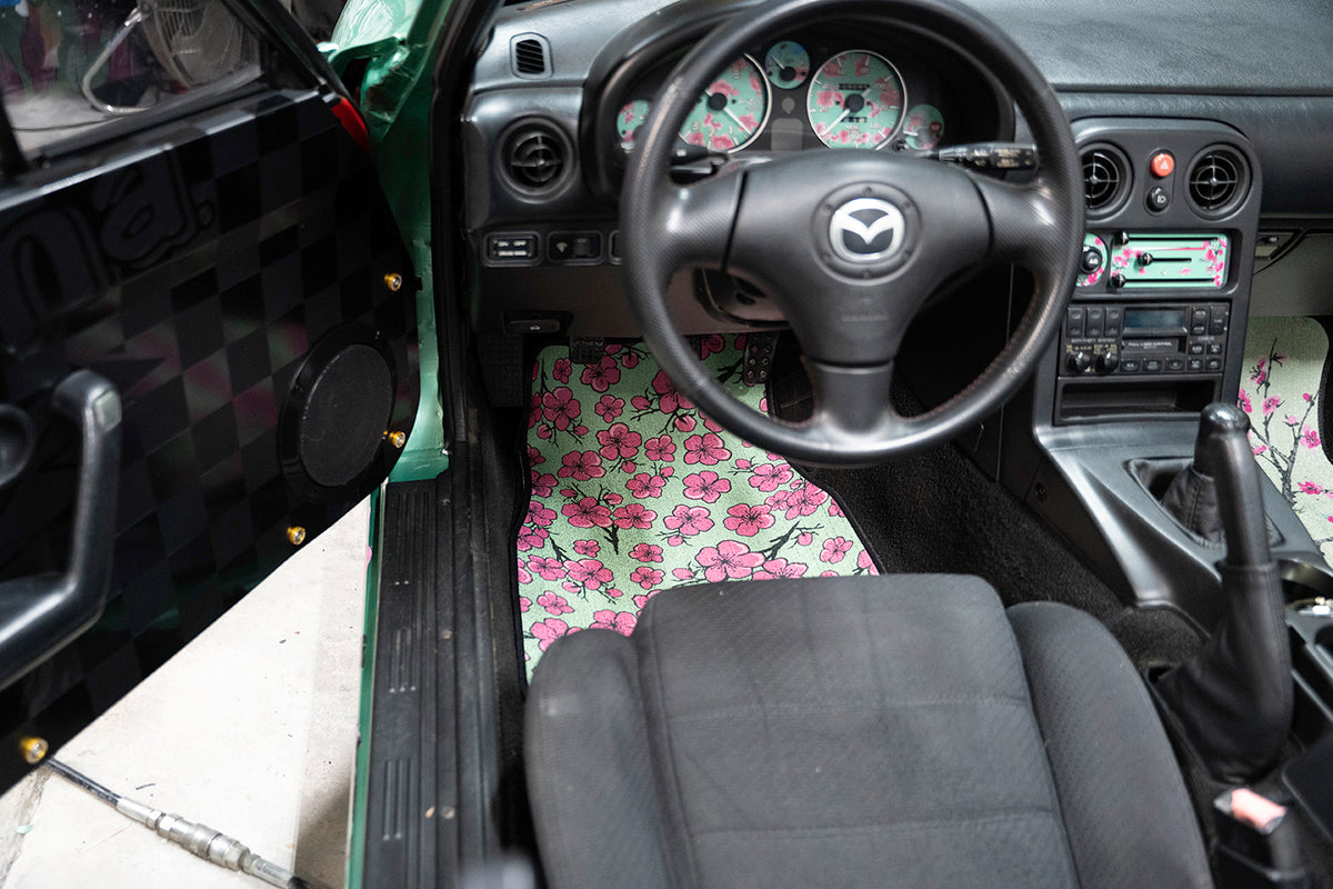 Car Floor Mat - AriZona Cherry Blossom
