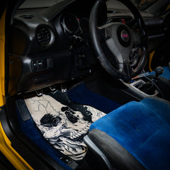 Car Floor Mat - Dark Skull