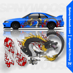 Skyline Japanese Dragon JDM Livery