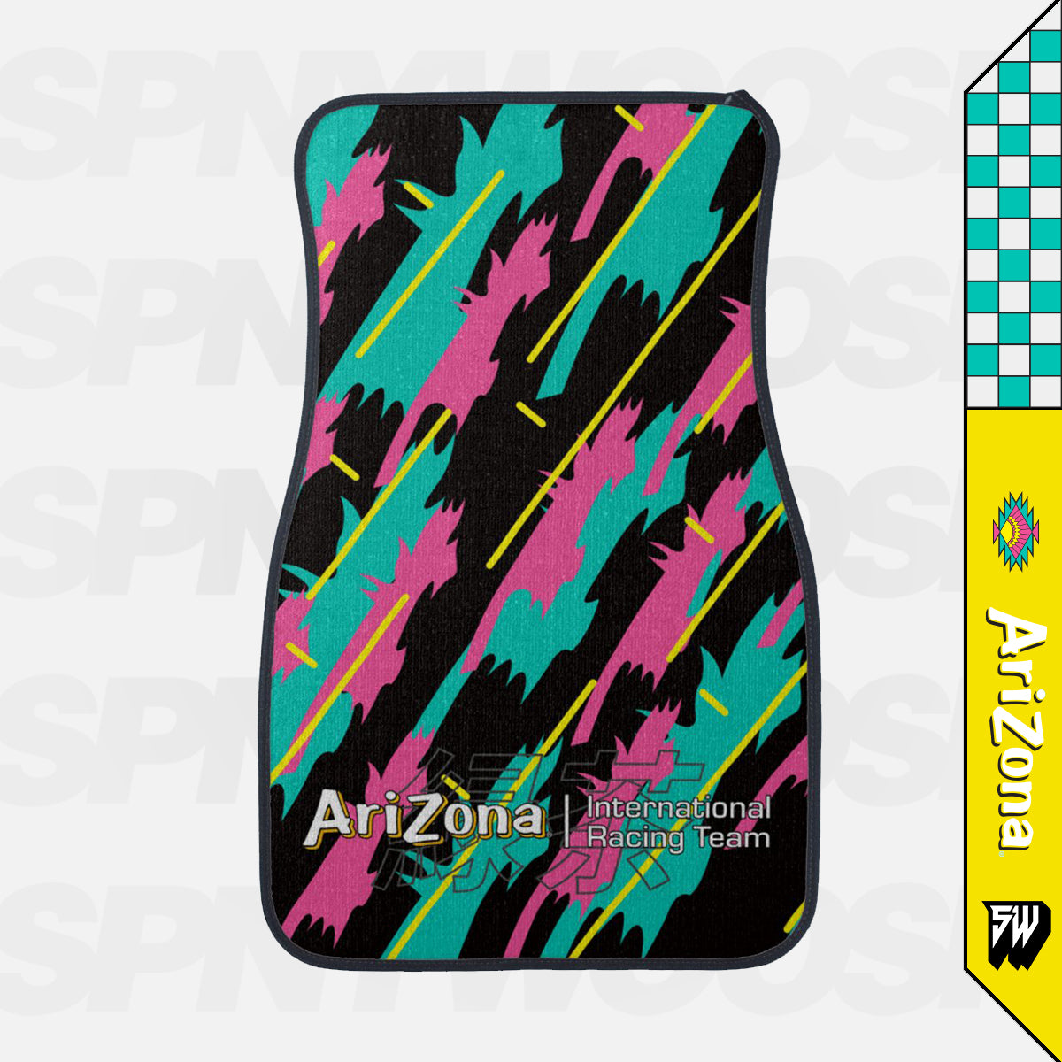 Car Floor Mat - AriZona Racing Icon
