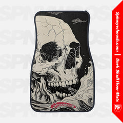 Car Floor Mat - Dark Skull