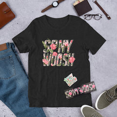 SPNYWOOSH Floral Text Tee