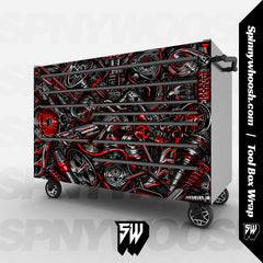 graffiti mechanic tool box wrap