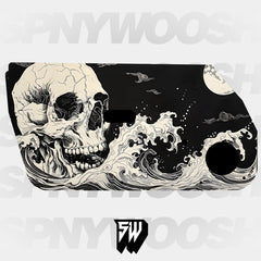 Dark Skull Door Card Vinyl Design - Halloween Special 1