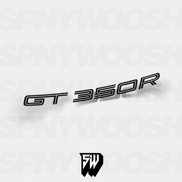 Shelby GT 350 R Replica Decal